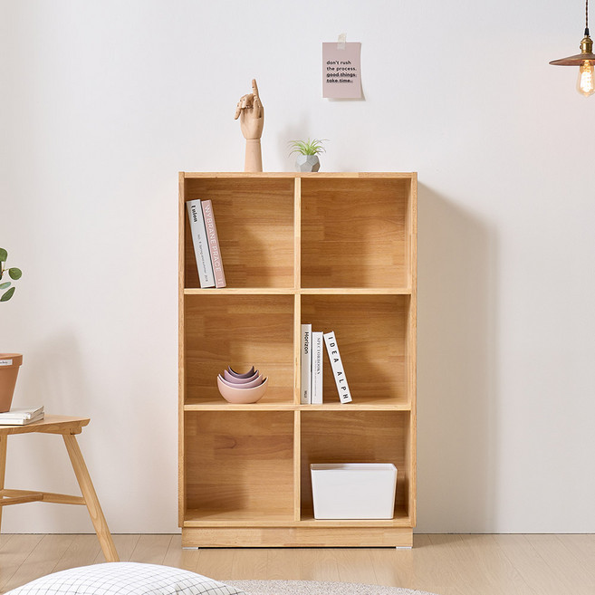 동서가구 토프 유아 어린이집 유치원 키즈 원목 6칸 수납 3단 책장 DF923552