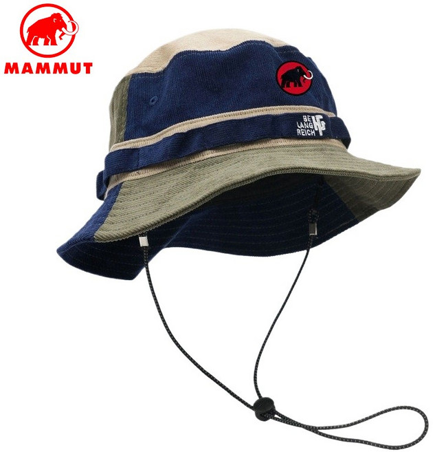 MAMMUT 마무트 매머드 조립 디자인 어부모 봄여름 차양 자외선 차단 복고 짧은 처마 대야 모자