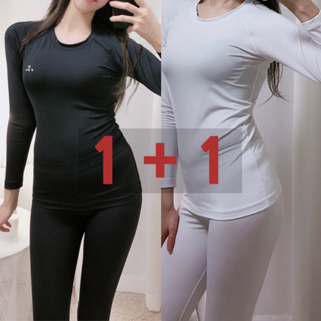 엑스프린 1+1 국내생산A100 시리즈 긴팔 트레이닝 필라테스 요가복 상의