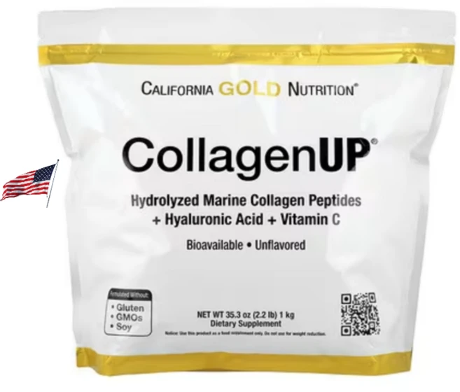 캘리포니아 골드 뉴트리션 콜라겐업 대용량 패키지, 1kg, 1개 - 쿠팡
