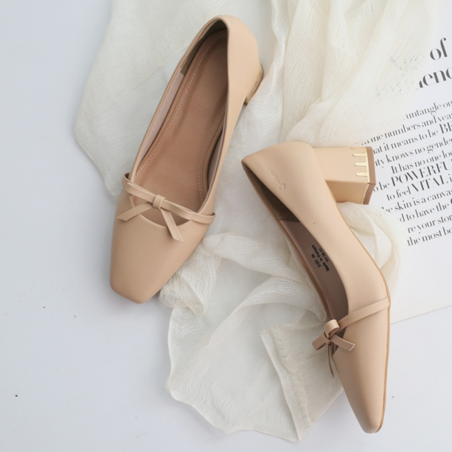 GCOROI 말랑도 5.5cm 사각코 펌프스 꼬로이