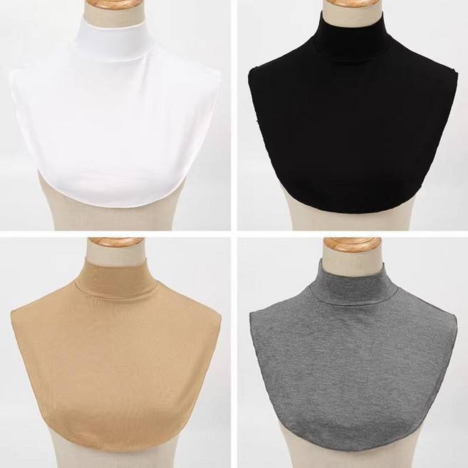 [가볍고 따뜻하게] 모달 페이크폴라 목폴라 레이어드 넥워머