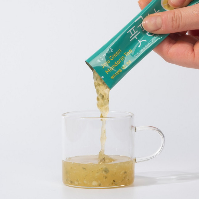 과육이 듬뿍 들은 맛있는 제주 풋귤청 스틱 30개, 1, 30개입