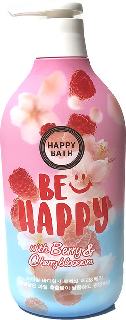 해피바스 스마일 바디워시 릴렉싱 체리베리, 900g, 1개