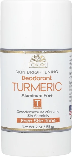 Okay Pure Naturals Skin Brightening 알루미늄 무함유 데오드란트 강황 85g(2oz), OkayPureNaturalsSkinBrightenin, 1개 - 쿠팡