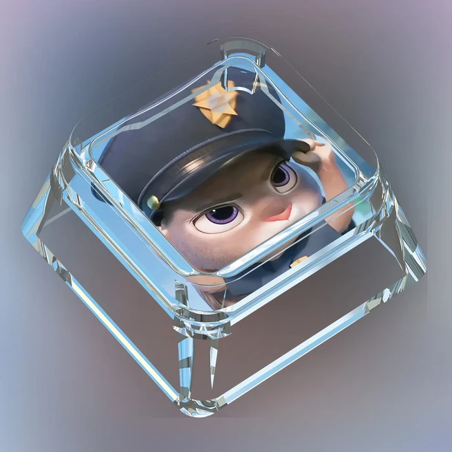 올스토어 Zootopia 애니메이션 테마 키캡 기계식 키보드 XDA 높이 1개 PC 게임 수집 선물 맞춤형, 08 283-FM