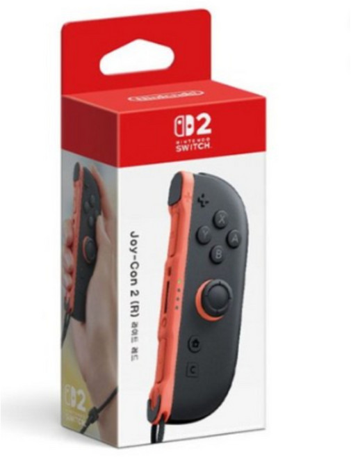 닌텐도 스위치2 조이콘2 R, 라이트레드, 1개, BEE-014