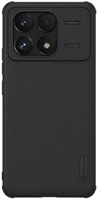 Xiaomi Poco F6 Super Frosted Shield 울트라 씬 매트 TPU + PC 지문 충격 전화 케이스 용 Nillkin, 01 for POCO F6 Pro, 03 Black