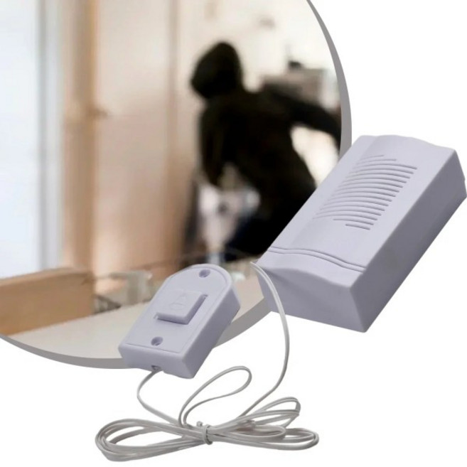 안전 유선 초인종 배터리 작동 손님 환영 에너지 절약 간단한 홈 오피스 버튼 New, 01