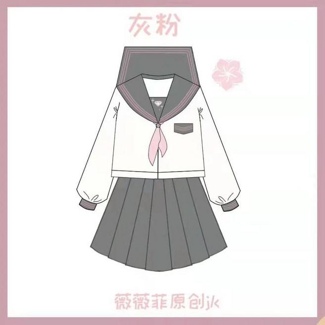 優選 日系制服學院風水手服長短袖女學生套裝 副廠產品