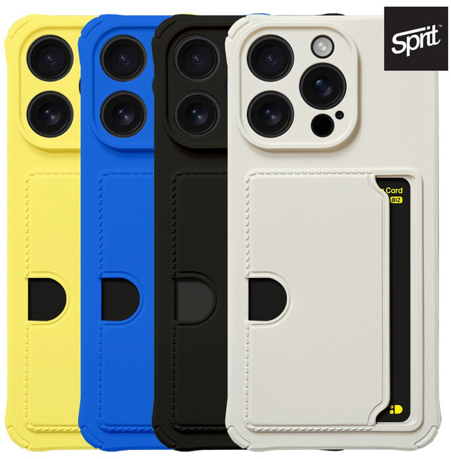 아이폰16프로 스프릿 아머 실리콘 카드 케이스