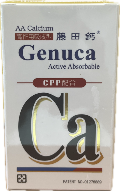 藤田鈣® Genuca 高作用吸收型 AA鈣 膠囊, 1個, 60顆