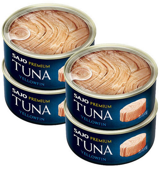 사조 황다랑어 참치 100g x4캔, 4개