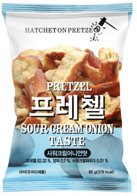 프레첼 사워크림 어니언맛, 15개, 85g