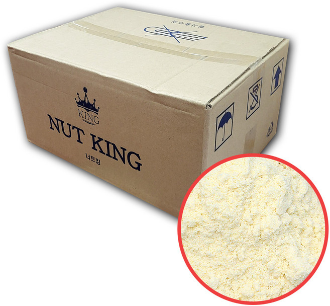 [넛두리] 25년 너트킹 아몬드가루 100% 11.34kg 대용량 벌크 아몬드 분말 파우더, 1박스