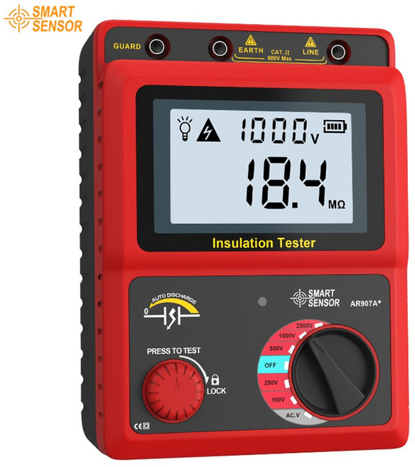 절연저항계 테스터 쉐이크 테이블 메그옴미터 측정기, 1개