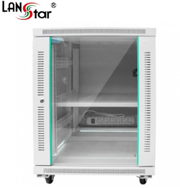 랜스타 LS-750H 허브랙-아이보리 19인치 750X600X600 12U 허브랙, LS-750H 허브랙