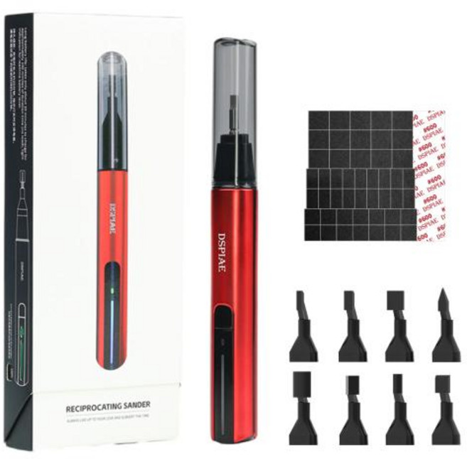 툴벨트 공구 벨트 공구집 작업 가방 수납 못주머니 파우치 캐리어 다용도 박스 이동식 정리함 악세사리 어깨끈 다기능 DSPIAE ES-A 왕복 샌딩기 DIY 전기 USB 충전 그딩, 1개