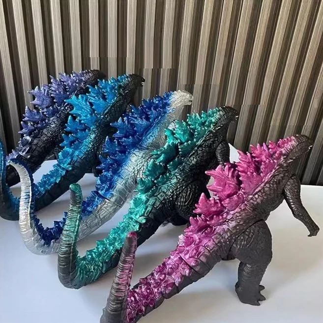 뉴엠파이어 2024 영화 고질라 몬스터버스 키덜트 피규어, 블루 고질라, 1개 - 쿠팡