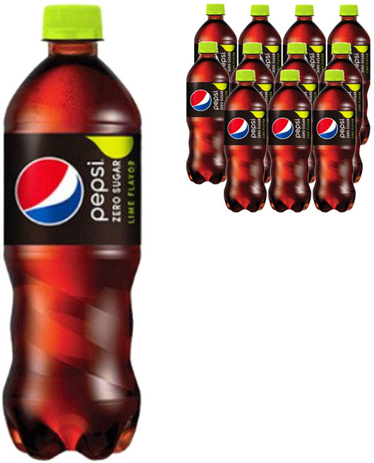 펩시 콜라 제로슈거 라임향, 1.25L, 12개