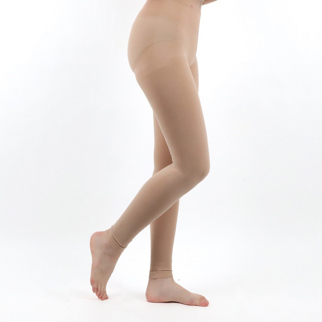 베일리화이트 여성 골프스타킹 기모 150데니아 가을 겨울 레깅스, 발목, 스킨, 1개