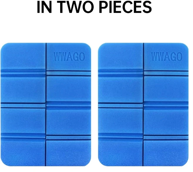 야외 폼 매트 XPE 접이식 완벽방수 및 휴대용 피크닉 비치 경기장 스탠드에 적합, 08 Blue 2pcs