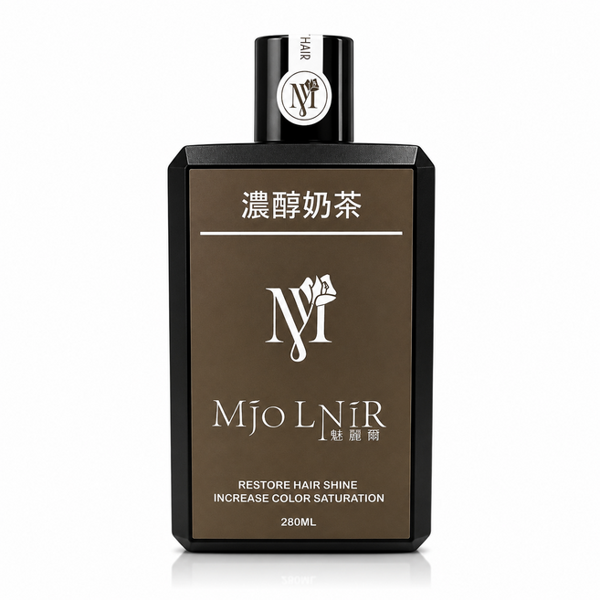 MJOLNIR 魅麗爾 濃醇奶茶 補色洗髮精, 280g, 1件