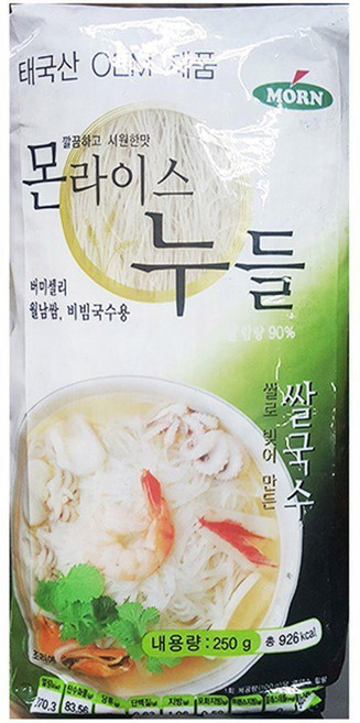 누들쌀국수(MF 250g)X24 월남쌈 비빔국수, 250g