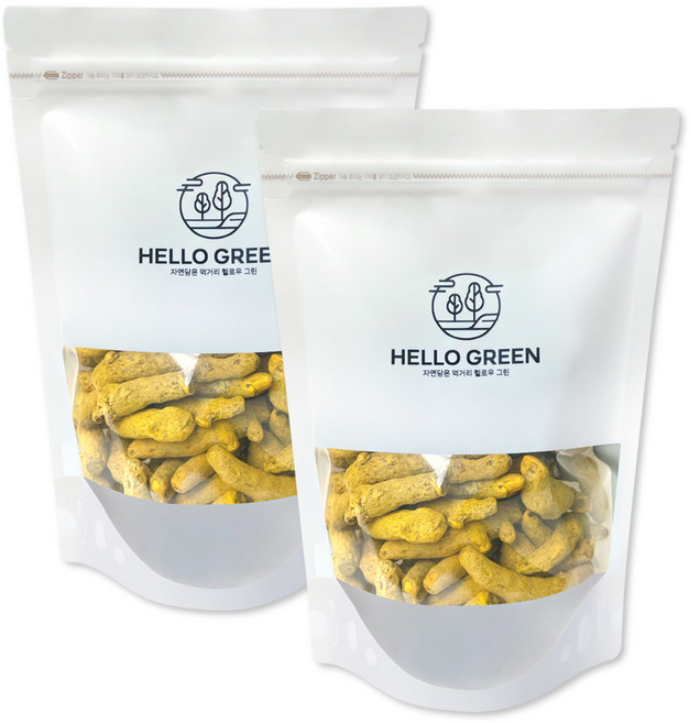 헬로우그린 인도산 통강황 원물 600gX2(팩) 총1.2kg, 2개, 600g
