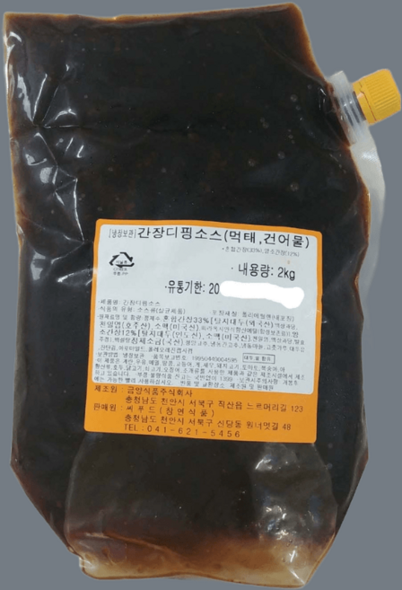 안주세상 먹태소스 건어물소스 2kg, 1개