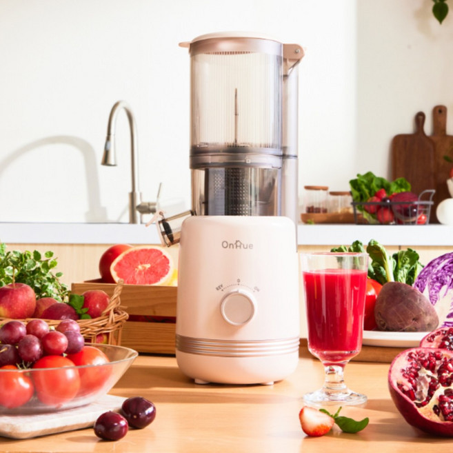 가정용 전동 착즙기 오렌지 과일 주스기 원액기 자동 프레스 저소음 홈카페, 화이트, 홈쇼핑 판매상품 온휴