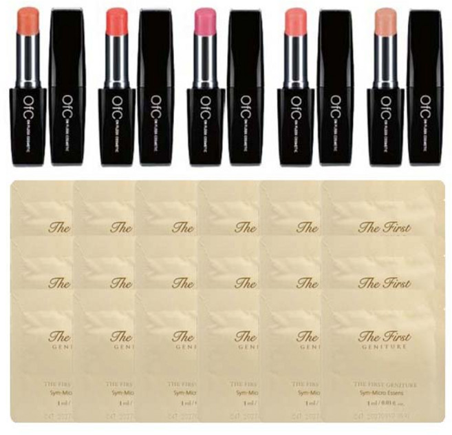 OFC 립스틱 구매시 오휘 더 퍼스트 심마이크로 에센스 90매 증정, 5호+사은품 오휘 더 퍼스트 심마이크로 에센스 90매, 1개