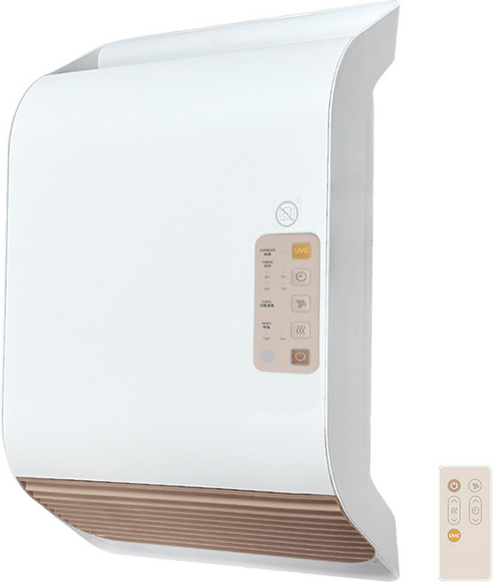Mistral美寧 JR-5105HTT 陶瓷瞬熱暖氣機 UV-C光淨化 居浴兩用防水 冷暖循環 免鑽孔安裝, 其