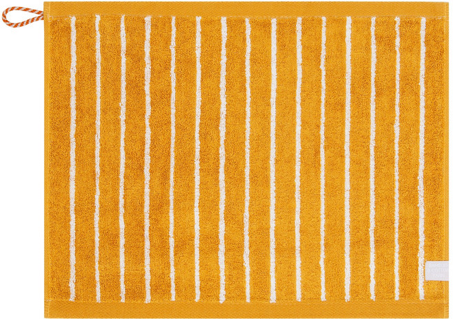 뱀부 주방 핸드타올 고리수건 양면 키친크로스 3매, 그리드, 옐로우, 1개