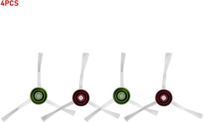 에코백스 Deebot T8 T9 N8 X1 Omni X1 Turbo T10 Omni T10 Turbo T20 Omni T9+ N8+ N8 Pro N8 Plus용 사이드 브러쉬 부품, 4PCS