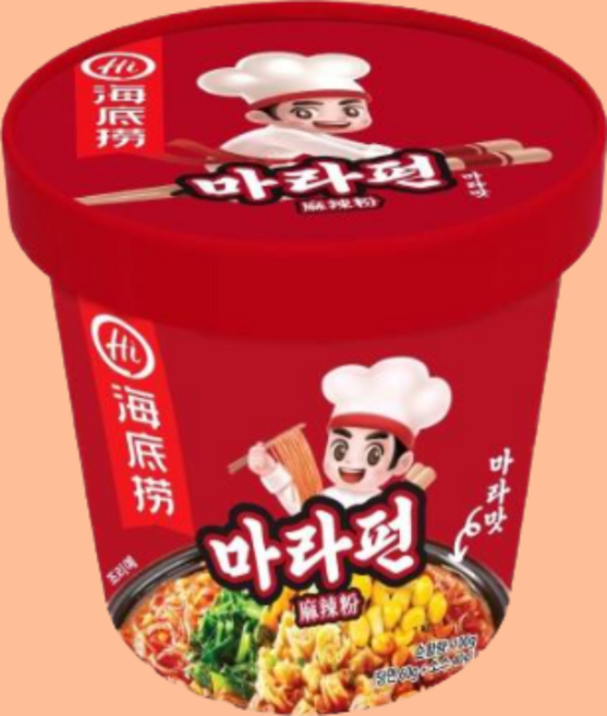 하이디라오 마라펀 누들컵 100g, 24개