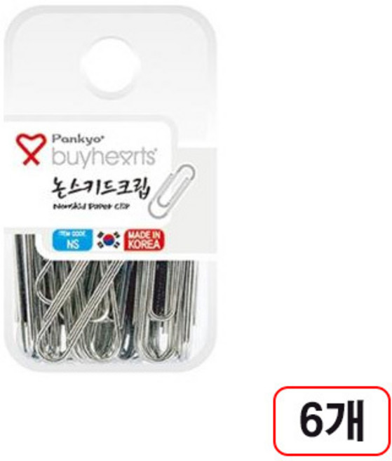 바이하츠 논스키드크립 NS 6개입