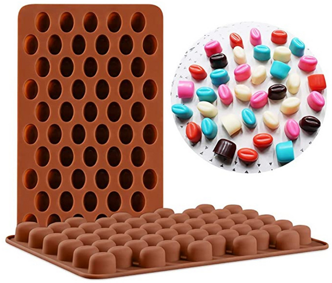 커피 실리콘몰드 초미니 커피빈 55구, 1개