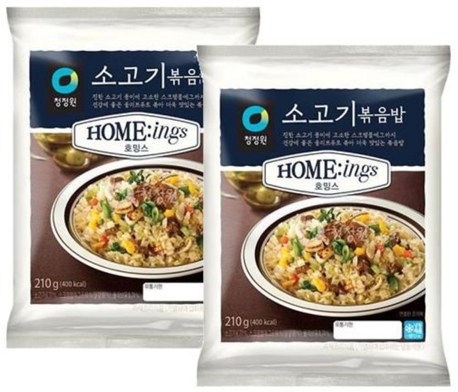 청정원 호밍스 소고기볶음밥, 2개, 210g