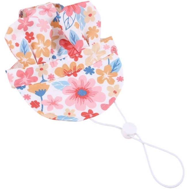 조절 가능한 여름용 반려동물 모자 보호용 경량 폴리에스터 소재 새끼 고양이용 강아지용 귀 구멍이 있는 선캡 강아지용 자외선 차단제, L, 스타일 A