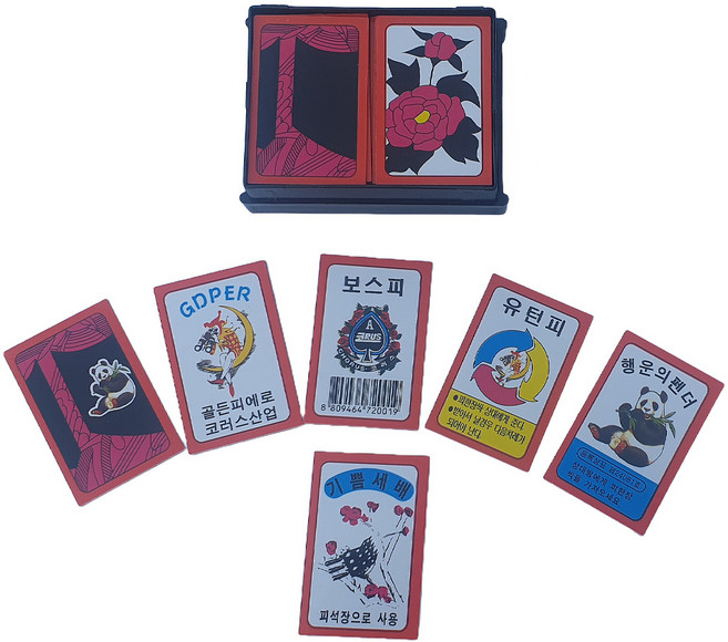 화투 보너스피 6장 삐에로 민화투 고스톱 명절놀이, 1개