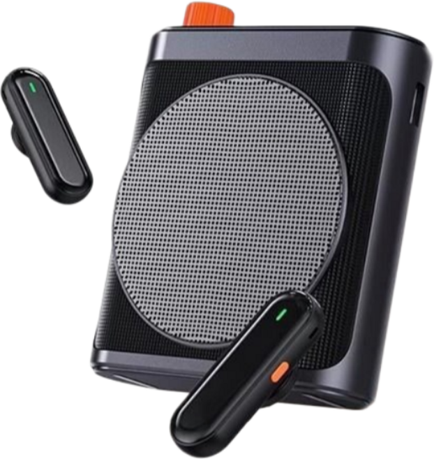 M29 無線領夾擴音器 20W 藍牙5.3 便攜式麥克風, 黑色, 教師專用