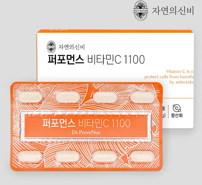 자연의신비 퍼포먼스 비타민C 1100, 1박스, 56정