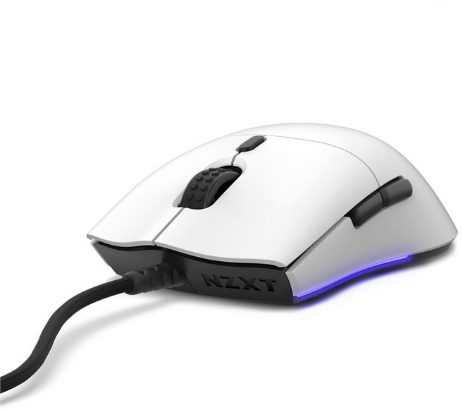 NZXT LIFT 게이밍 마우스 양손 ​​대응 경량 화이트 MS-1WRAX-WM MS524, White