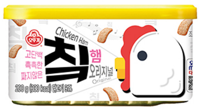 오뚜기 칰햄 오리지널, 200g, 8개