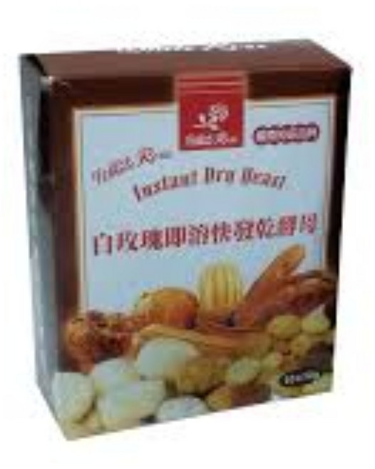 白玫瑰即溶快發乾酵母 酵母粉 天然酵母製作 發酵粉, 12g, 10個