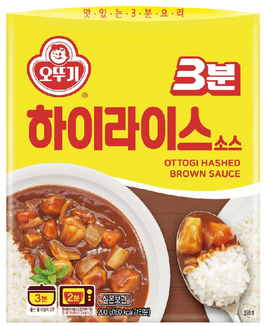 오뚜기3분 하이라이스 소스, 200g, 2개