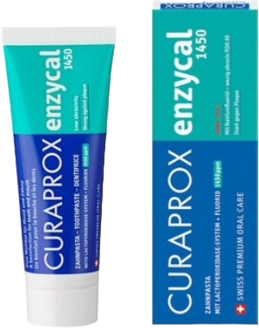큐라덴 큐라프록스 엔자이칼 치약 1450, 75ml, 6개