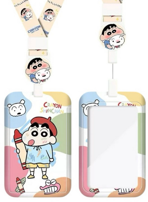 짱구 카드목걸이 교통카드 지갑 출입증 사원증 케이스