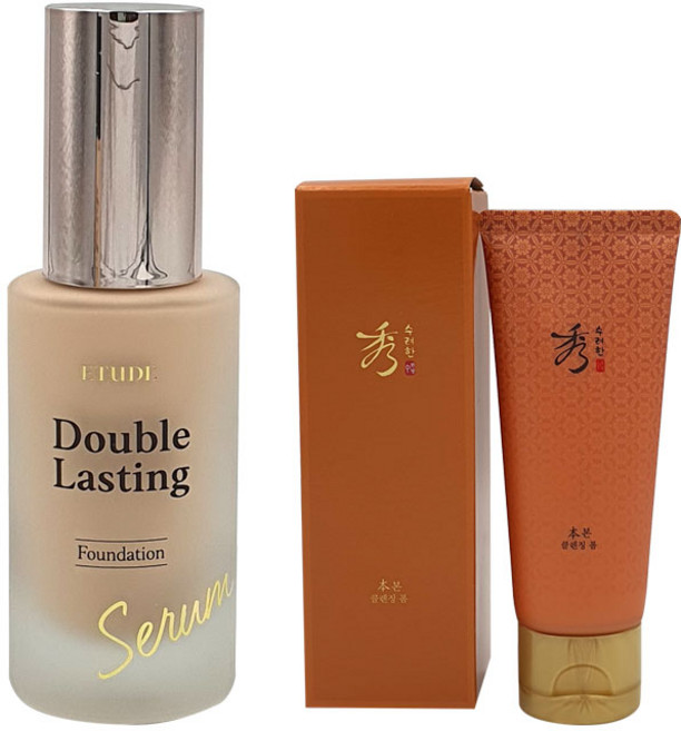 에뛰드하우스 더블래스팅 파운데이션 30g+플로레비다 틴케이스 핸드크림 1개 지급, 뉴트럴 바닐라 17N1